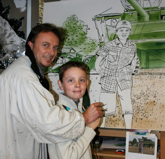 Toile d'Andréas