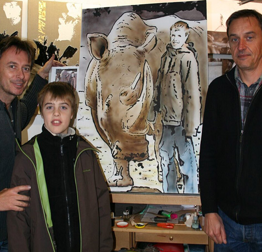 Toile de Fabien